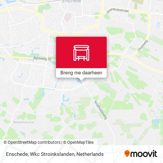 Enschede, Wkc Stroinkslanden kaart