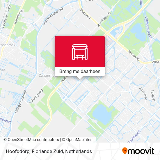 Hoofddorp, Floriande Zuid kaart