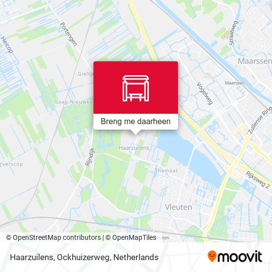 Haarzuilens, Ockhuizerweg kaart