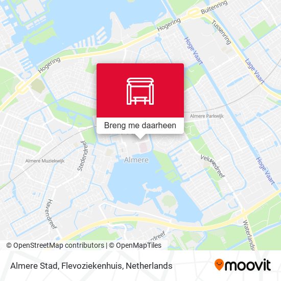 Almere Stad, Flevoziekenhuis kaart