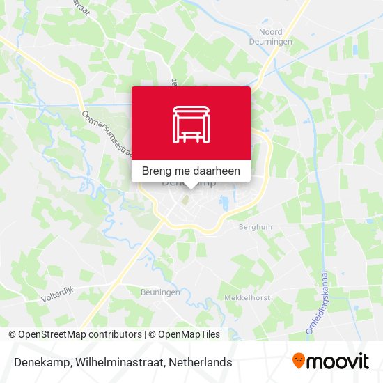 Denekamp, Wilhelminastraat kaart