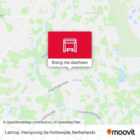 Lattrop, Viersprong De Holtweijde kaart