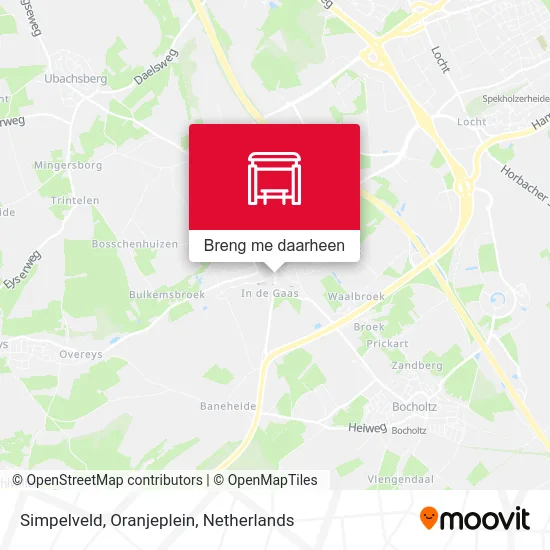 Simpelveld, Oranjeplein kaart