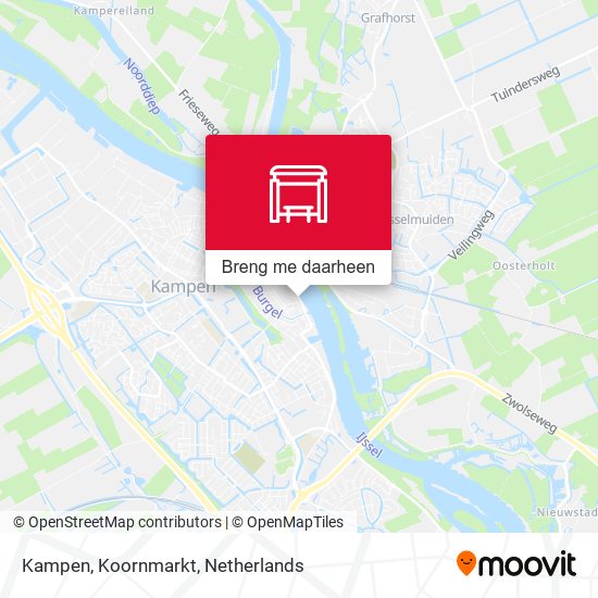 Kampen, Koornmarkt kaart