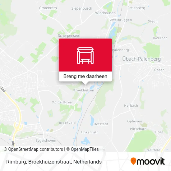 Rimburg, Broekhuizenstraat kaart