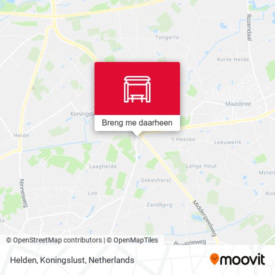 Helden, Koningslust kaart