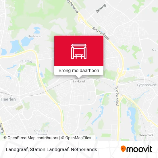 Landgraaf, Station Landgraaf kaart