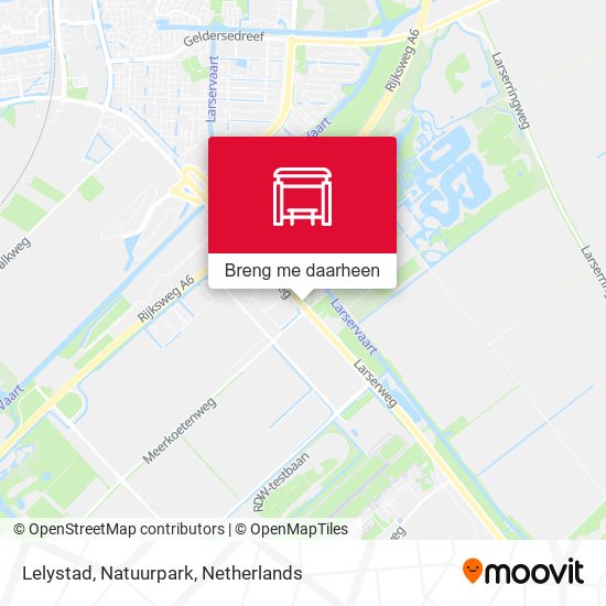 Lelystad, Natuurpark kaart
