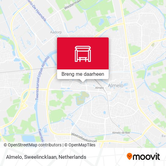 Almelo, Sweelincklaan kaart