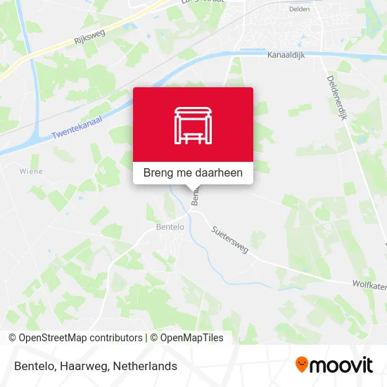 Bentelo, Haarweg kaart