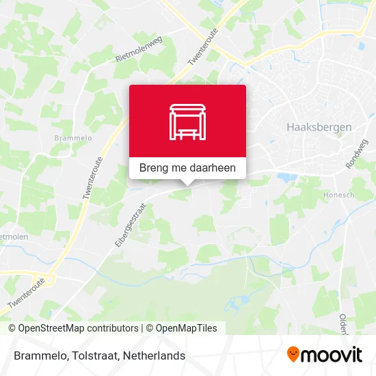 Brammelo, Tolstraat kaart