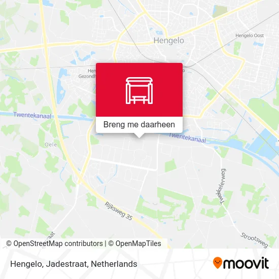 Hengelo, Jadestraat kaart