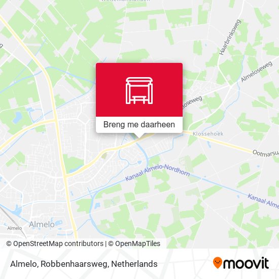 Almelo, Robbenhaarsweg kaart
