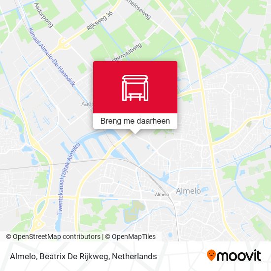 Almelo, Beatrix De Rijkweg kaart