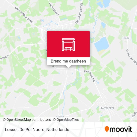 Losser, De Pol Noord kaart