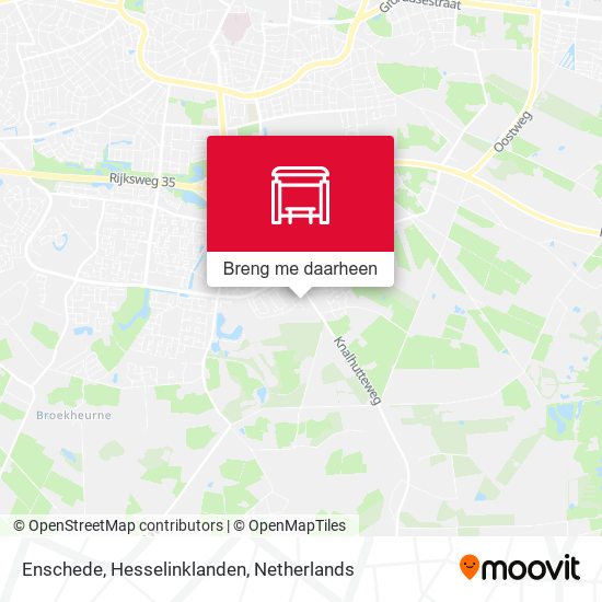 Enschede, Hesselinklanden kaart