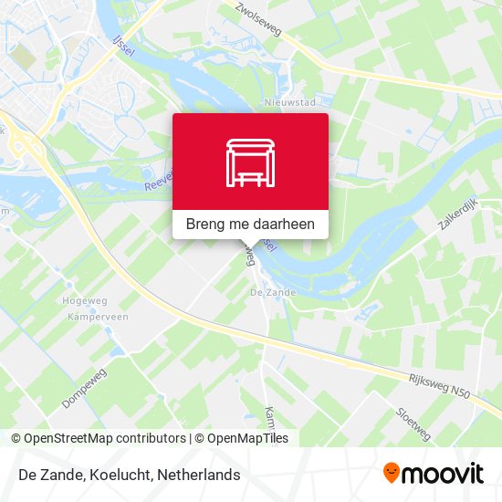 De Zande, Koelucht kaart