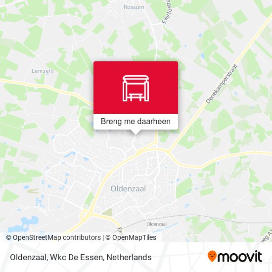 Oldenzaal, Wkc De Essen kaart