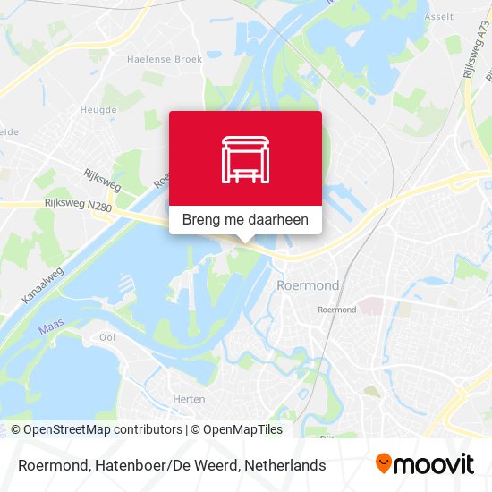 Roermond, Hatenboer/De Weerd kaart