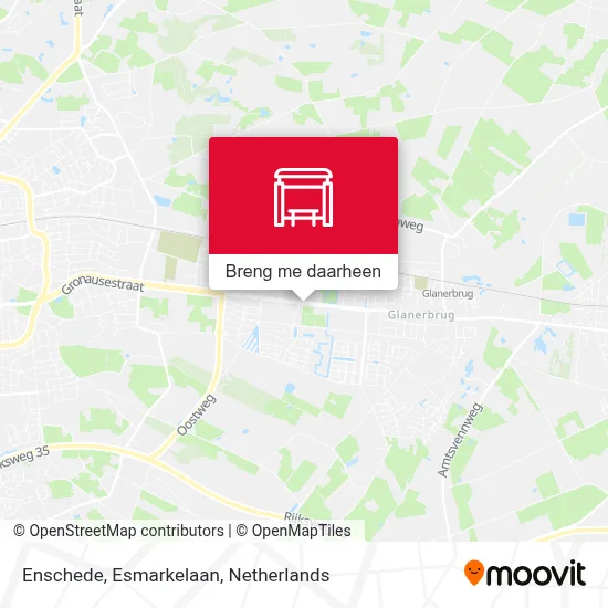 Enschede, Esmarkelaan kaart