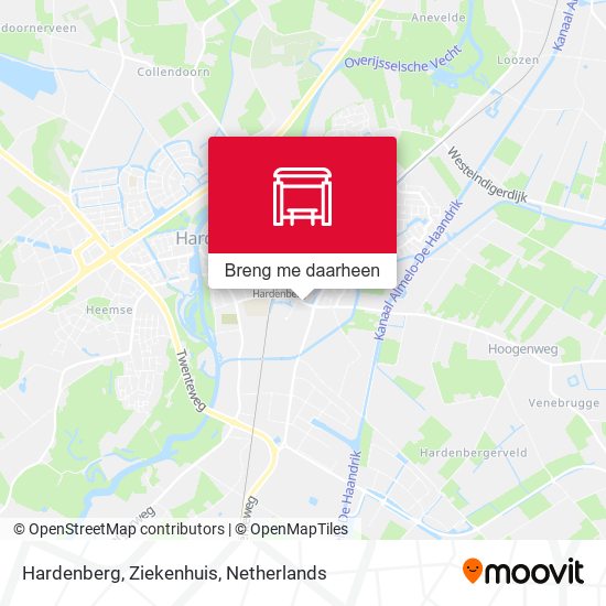 Hardenberg, Ziekenhuis kaart