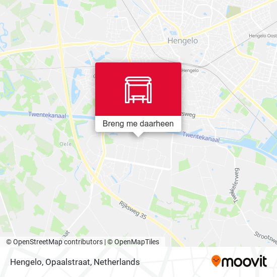 Hengelo, Opaalstraat kaart