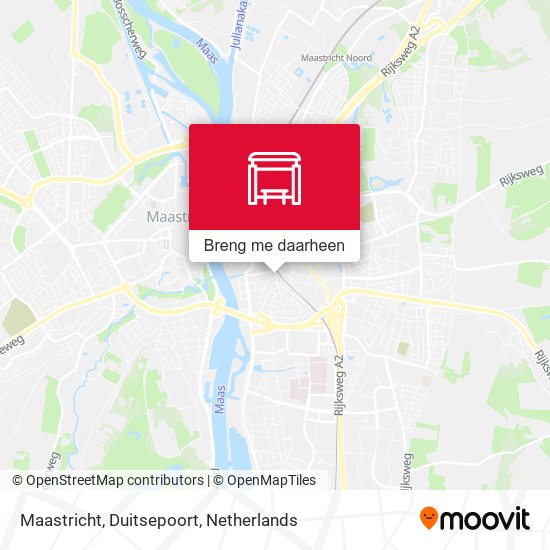 Maastricht, Duitsepoort kaart