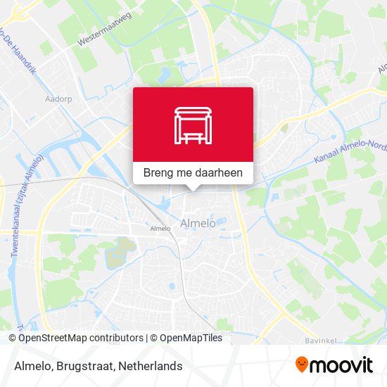 Almelo, Brugstraat kaart