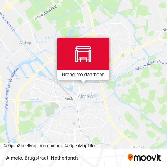 Almelo, Brugstraat kaart
