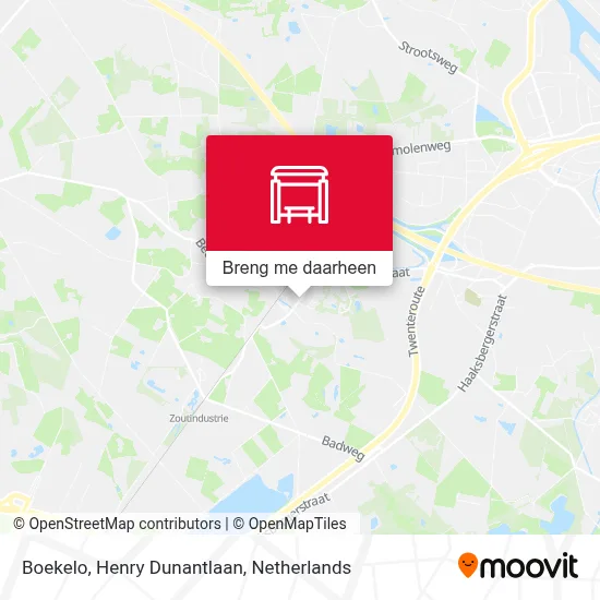 Boekelo, Henry Dunantlaan kaart