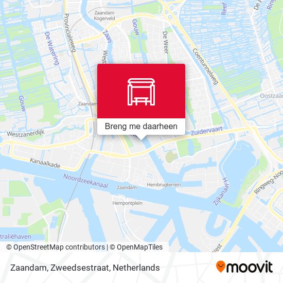 Zaandam, Zweedsestraat kaart