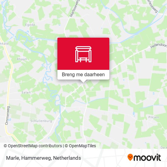 Marle, Hammerweg kaart