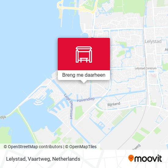 Lelystad, Vaartweg kaart