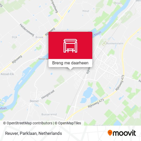 Reuver, Parklaan kaart