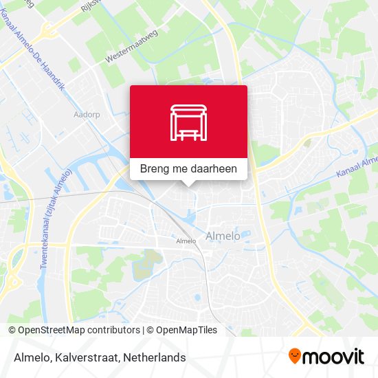 Almelo, Kalverstraat kaart