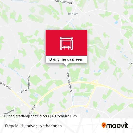 Stepelo, Hulstweg kaart