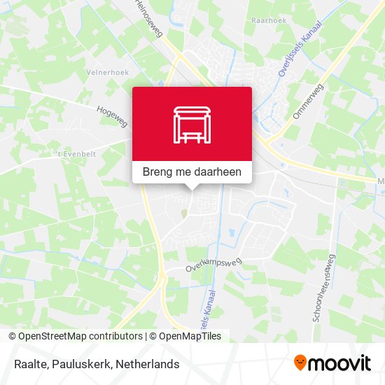 Raalte, Pauluskerk kaart