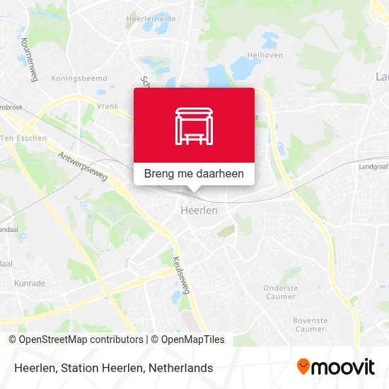 Heerlen, Station Heerlen kaart