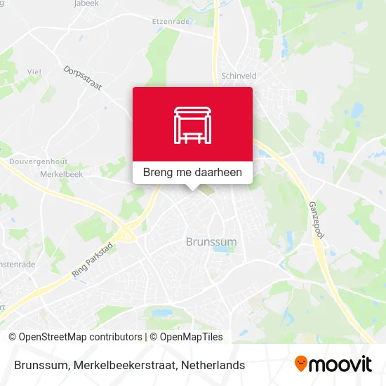 Brunssum, Merkelbeekerstraat kaart