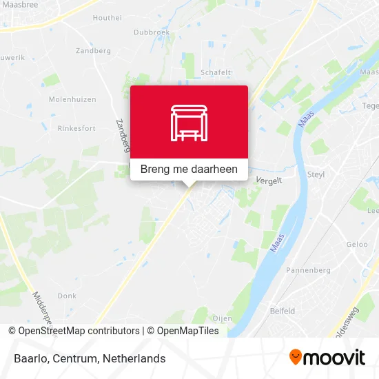 Baarlo, Centrum kaart