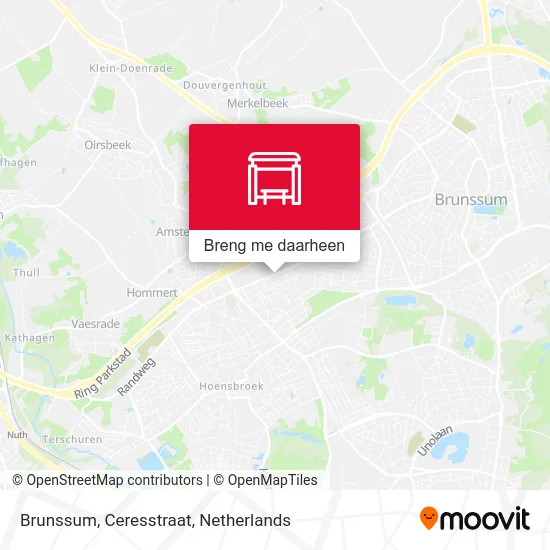 Brunssum, Ceresstraat kaart