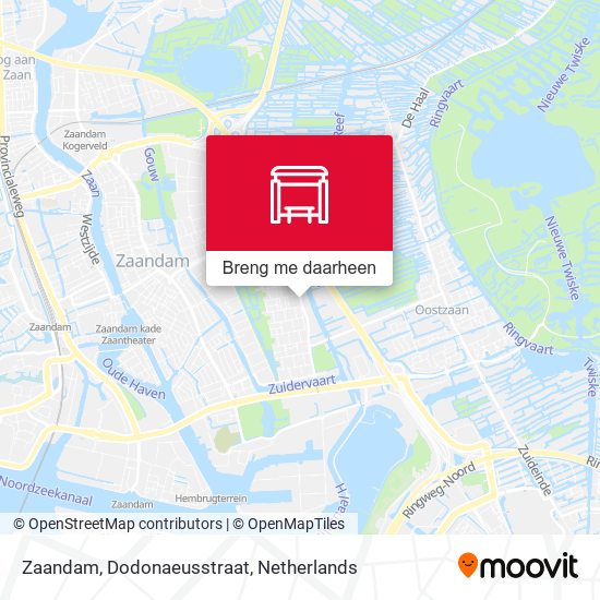 Zaandam, Dodonaeusstraat kaart