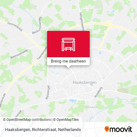Haaksbergen, Richterstraat kaart