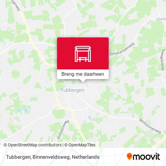 Tubbergen, Binnenveldsweg kaart