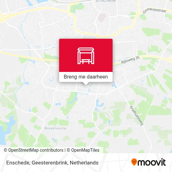 Enschede, Geesterenbrink kaart