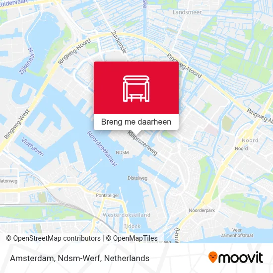 Amsterdam, Ndsm-Werf kaart