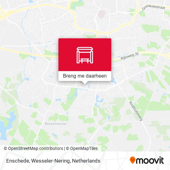 Enschede, Wesseler-Nering kaart