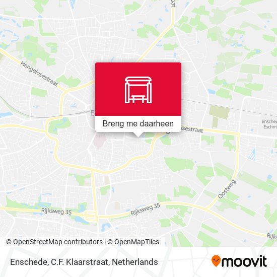 Enschede, C.F. Klaarstraat kaart