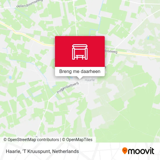 Haarle, 'T Kruuspunt kaart