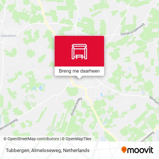 Tubbergen, Almeloseweg kaart